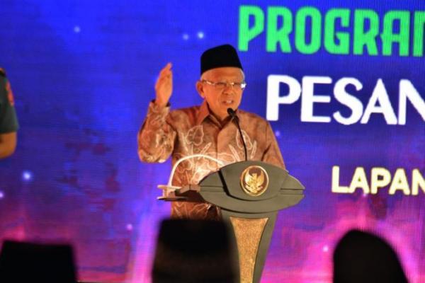 Wapres MAruf Amin Resmikan OPOP Kalimantan Selatan Expo 2022