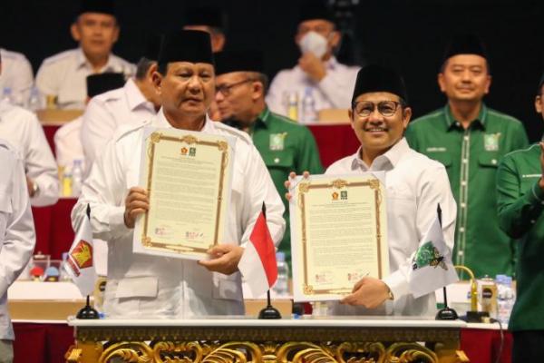 Pantun Gus Muhaimin Saat Koalisi `Obsesi Berbuah Prestasi, Permisi PKB-Gerindra Koalisi`