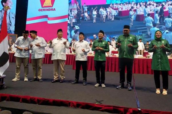 Disaksikan Puluhan Ribu Kader, PKB-Gerindra Resmi Koalisi di Pemilu 2024