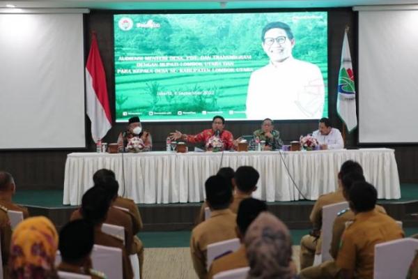 Gus Halim: Lombok Utara Bakal Jadi Pilot Project Implementasi SDGs Desa