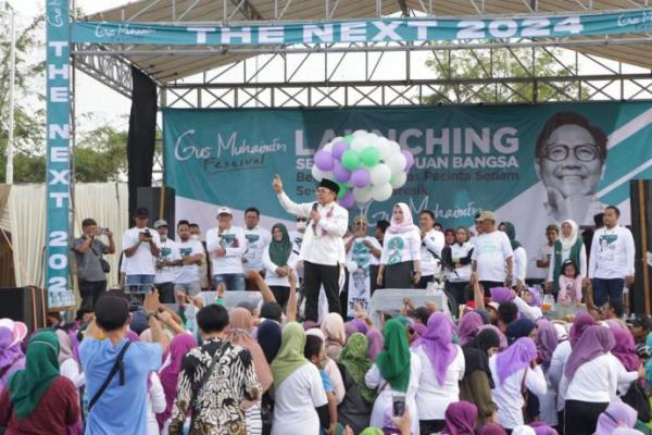 Ribuan Ibu-ibu di Gresik Dukung Gus Muhaimin Presiden 2024