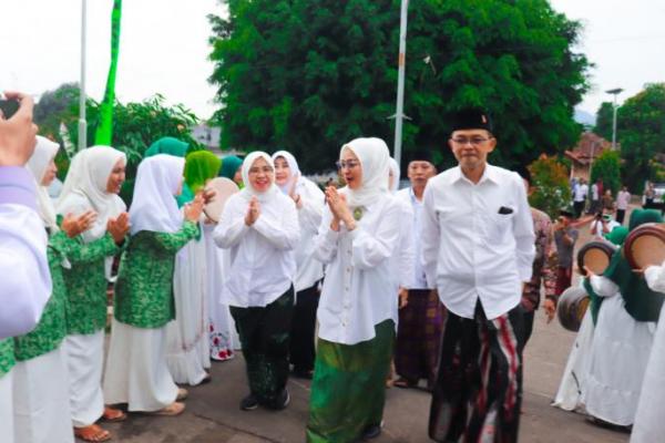 Keliling Majalengka, Rustini Muhaimin Rayakan HSN 2022 Bersama Warga