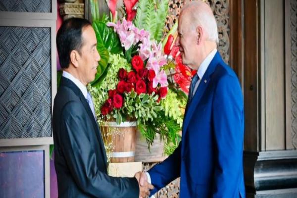 Presiden Jokowi dan Presiden Joe Biden Lakukan Pertemuan Bilateral di Bali