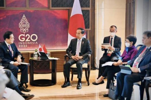 Presiden Jokowi Ajak PM Jepang, Kishida Sukseskan KTT G20 Bali