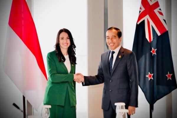 Presiden Jokowi Lakukan Pertemuan Bilateral dengan PM Selandia Baru