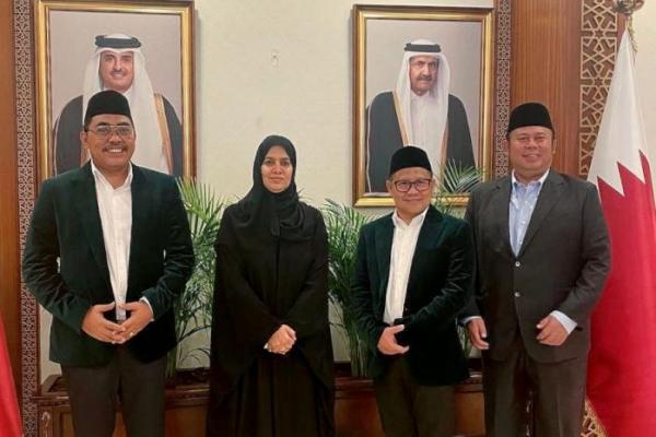 Bertemu Wakil Majelis Syura Qatar, Gus Muhaimin Apresiasi Piala Dunia 2022