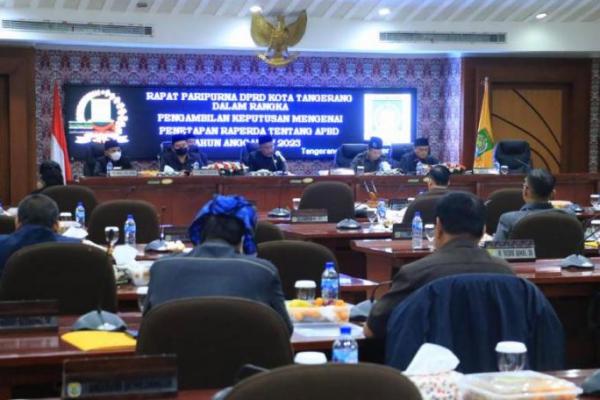 DPRD Kota Tangerang Resmi Tetapkan APBD 2023, Ini Besarannya