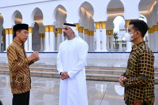 Presiden Jokowi Terima Kunjungan Putra MBZ di Surakarta