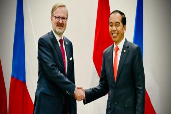 Presiden Jokowi Dorong Kerja Sama Ekonomi, Pertahanan dan Indo-Pasifik dengan Republik Ceko