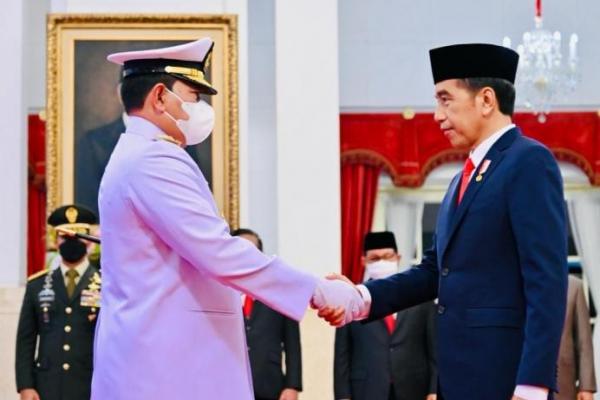 Ke Panglima TNI Yudo Margono, Presiden Jokowi: Jaga Stabilitas Politik dan Keamanan