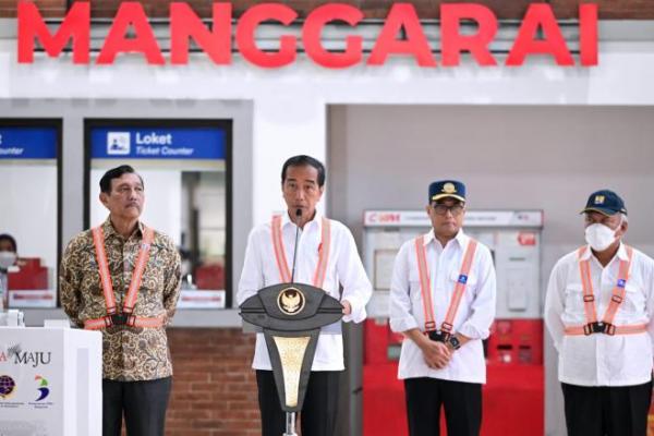Presiden Jokowi Harapkan Stasiun Manggarai Permudah Pergerakan Mobilitas Masyarakat
