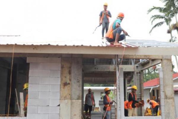 Terkendala Cuaca Ekstrem, Pembangunan Huntap di Cianjur Tetap Dilakukan