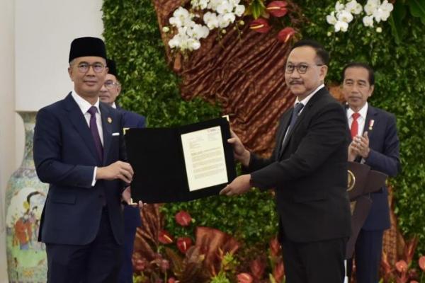 Presiden Jokowi dan PM Anwar Ibrahim Saksikan Penyerahan Letter of Intent IKN Nusantara