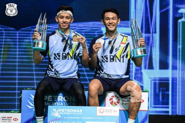 Juara Malaysia Open 2023, Fajar/Rian Catat Rekor Fantastis