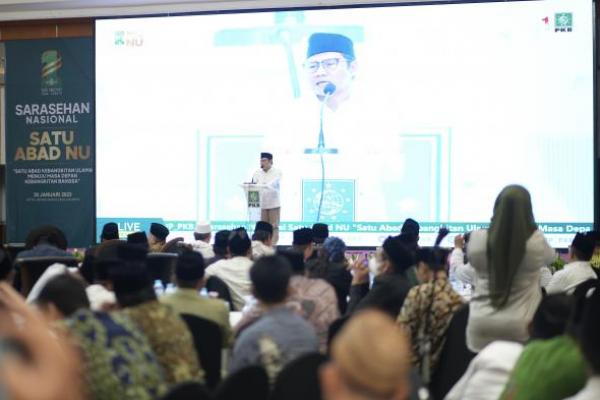 Gelar Sarasehan 1 Abad, Gus Muhaimin: PKB Lahir dan Dibesarkan NU