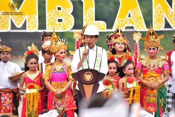 Presiden Jokowi Resmikan Bendungan Danu Kerthi di Buleleng Bali