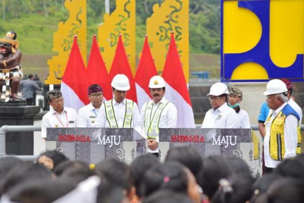 Bendungan Danu Kerthi Jaga Pasokan Air untuk 588 Hektare Sawah