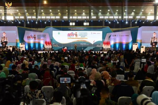 HPN 2023, Presiden Jokowi Minta Media Arus Utama Jadi Penjernih Informasi