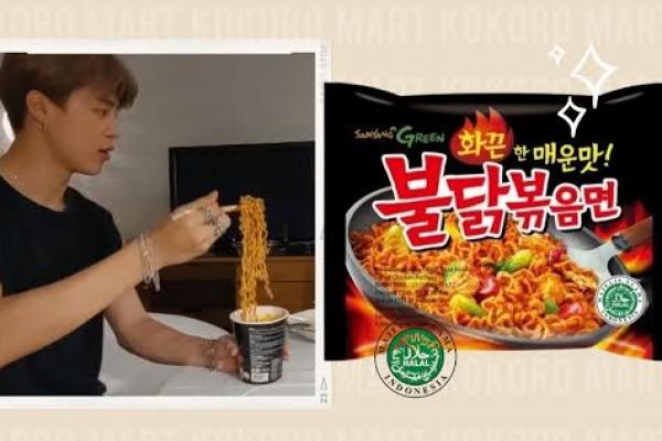 Jimin BTS Jadi Sosok dibalik Populernya Mie Pedas Samyang