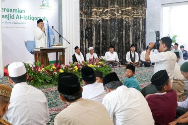 Gus Muhaimin Resmikan Masjid al-Istiqomah Kemang, Puji Semangat Masyarakat