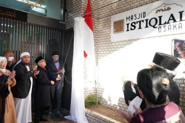 Resmikan Masjid Istiqlal Osaka, Wapres Harap jadi Tempat Pengembangan Ekonomi dan Sosial Budaya