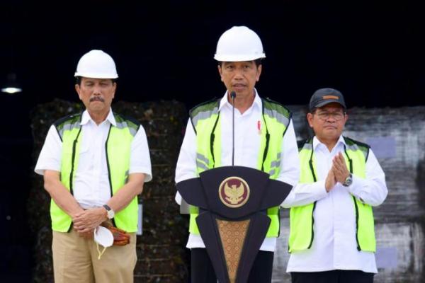 Presiden Jokowi Resmikan TPST Kesiman Kertalangu di Denpasar