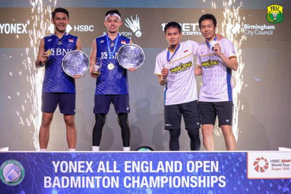 Top! Fajar/Rian Juara All England 2023, Indonesia Bawa Pulang Satu Gelar