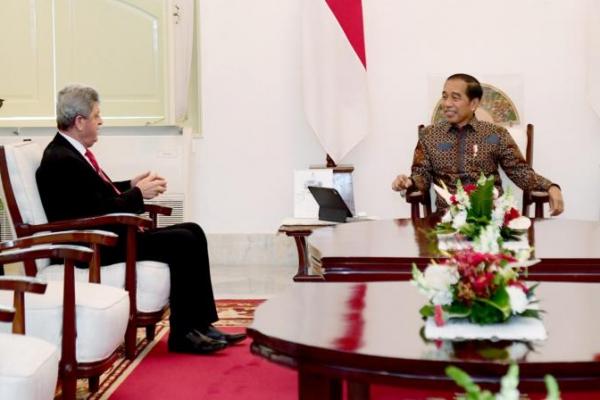 Temui Presiden Jokowi, Dubes Palestina Zuhair Al-Shun Sampaikan Terima Kasih ke Indonesia
