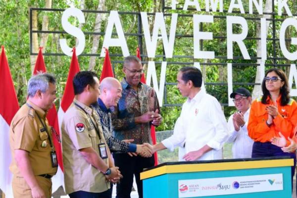 Presiden Jokowi Resmikan Taman Kehati Swerigading Wallacea di PT Vale Indonesia