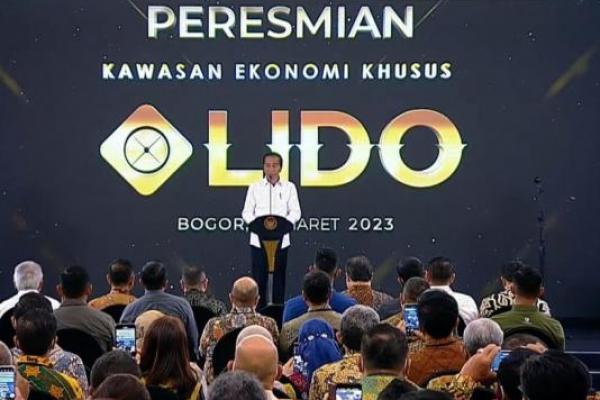 Tingkatkan Ekonomi, Presiden Jokowi Resmikan Kawasan Ekonomi Khusus Lido
