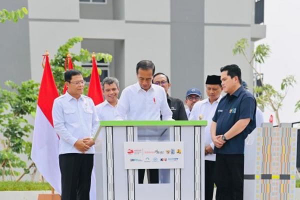 Presiden Jokowi Resmikan Hunian Milenial untuk Indonesia di Depok