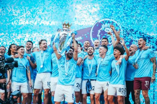 Pep Guardiola Lega Manchester City Segel Trofi Liga Inggris Lebih Cepat