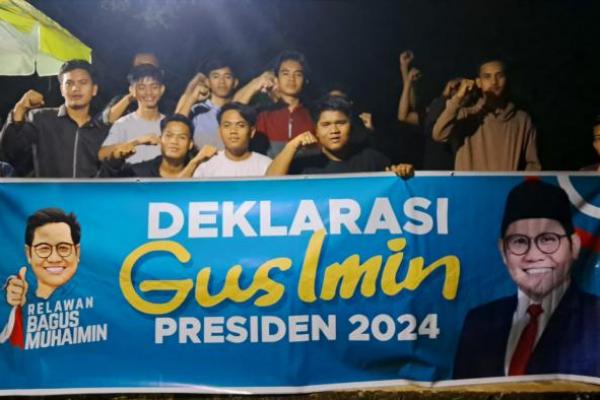 Kaum Millenial Dharmasraya Deklarasi Dukung Muhaimin Iskandar Calon Presiden 2024