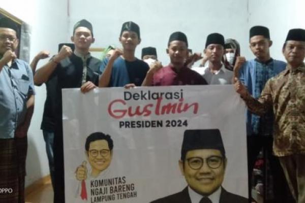 Komunitas Guru Ngaji Lampung Tengah Inginkan Gus Imin Presiden 2024