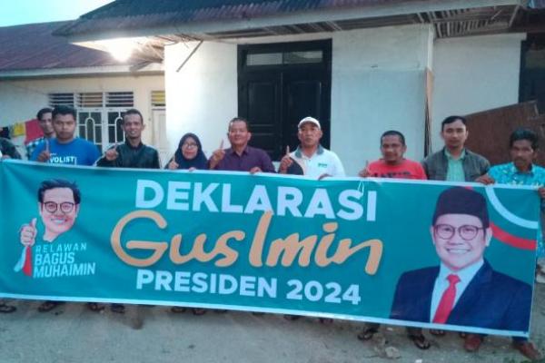 Petani Ubi Rambat Tanah Datar Deklarasi Dukung Gus Muhaimin Presiden 2024