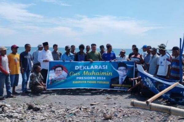 Peduli Masyarakat Kecil, Nelayan di Padang Pariaman Dukung Gus Muhaimin Calon Presiden 2024