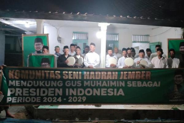 Komunitas Kesenian Hadrah Di Jember Deklarasi Dukung Gus Muhaimin Capres 2024