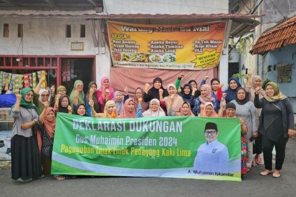 Peduli, Paguyuban Emak-emak PKL Jaksel Ingin Cak Imin Pimpin Indonesia