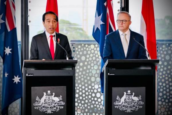 Presiden Jokowi Sampaikan Sejumlah Prioritas Kerja Sama Indonesia-Australia