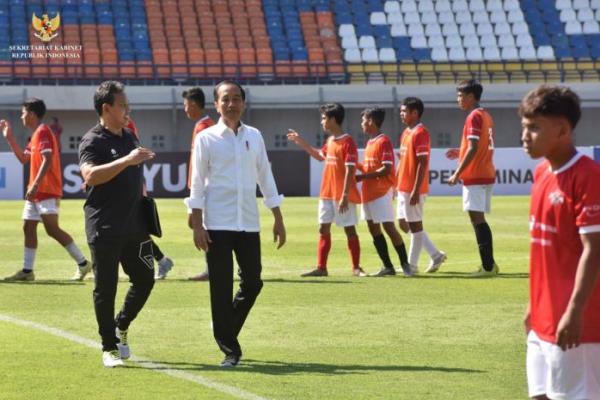 Presiden Jokowi Apresiasi Proses Seleksi Timnas U-17