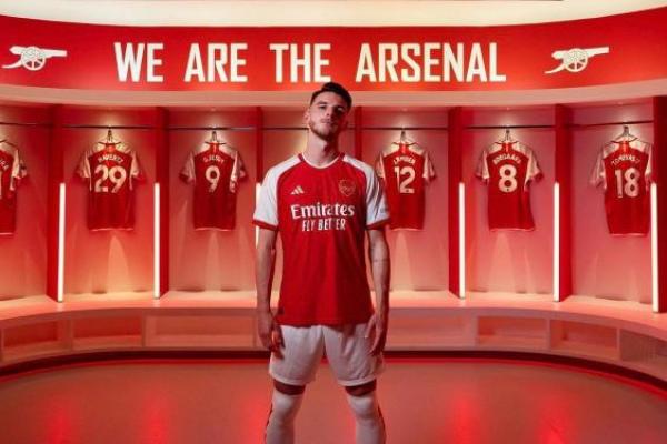 Arsenal Resmi Datangkan Declan Rice, Cetak Rekor Pemain Termahal Inggris