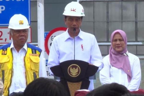Dukung Mobilitas Logistik, Presiden Jokowi Resmikan Tol Bengkulu-Taba Penanjung