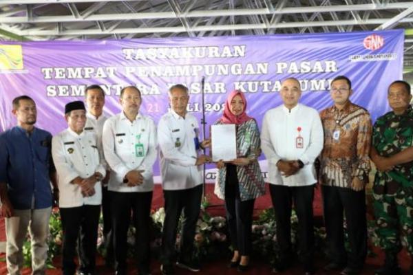 Bakal Direvitaslisasi, Bupati Zaki Resmikan TPPS Pasar Kutabumi