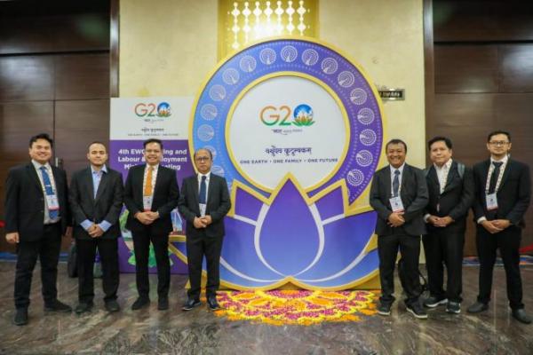 Kemnaker Hadiri Pertemuan G20 EWG di India