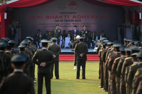 Hari Bhakti Adhyaksa ke-6, Presiden Jokowi Apresiasi Peran Kejaksaan Kembalikan Aset Negara