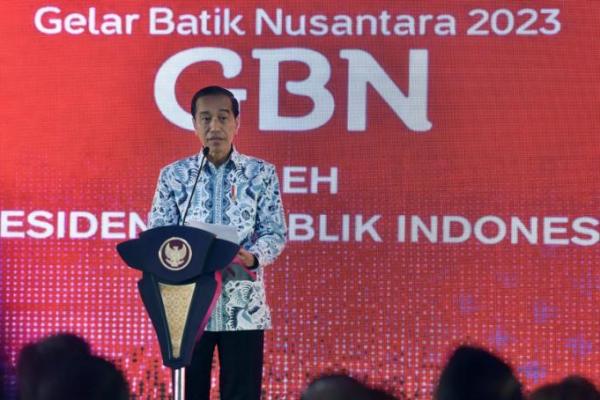 Resmikan Gelar Batik Nusantara, Presiden Jokowi Ajak Masyarakat Lestarikan Batik