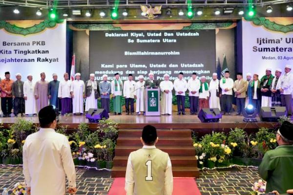 Ijtima Ulama se-Sumatera Utara Deklarasi Dukung Gus Imin Jadi Presiden 2024