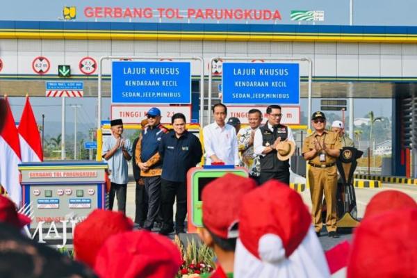 Presiden Jokowi Resmikan Tol Ciawi-Sukabumi Ruas Cigombong-Cibadak