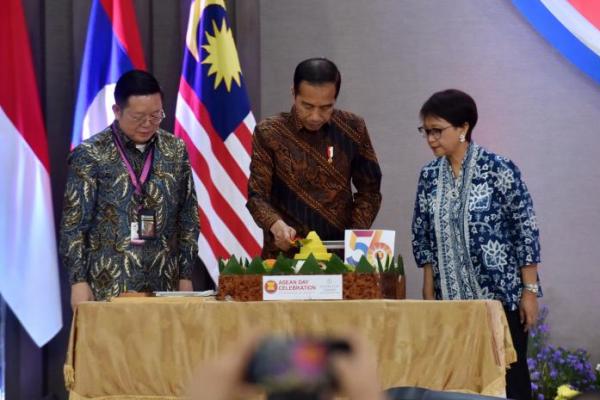 HUT ke-56, Presiden Jokowi: ASEAN Dibentuk untuk Wujudkan Kawasan Damai dan Sejahtera