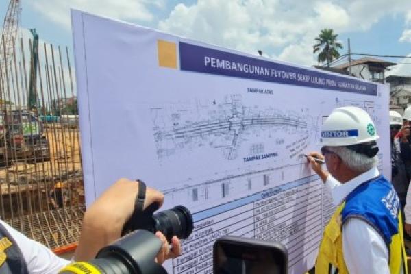 Urai Kemacetan, Pemerintah Bangun Flyover Sekip Ujung Kota Palembang